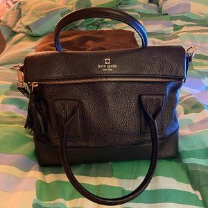 Black Kate Spade satchel
